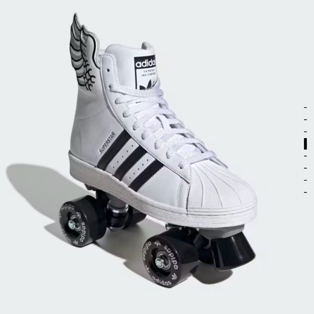 MWT ADIDAS JEREMY SCOTT SUPERSTAR ROLLER SKATES 10.5W - Picture 5 of 13